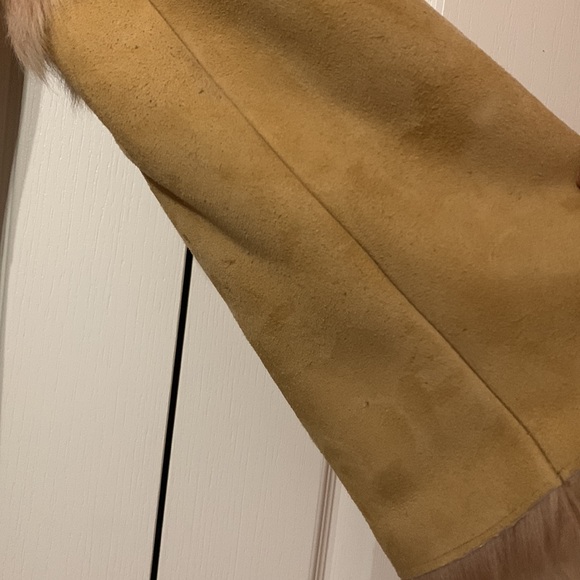 Genuine Sheepskin Maxi Coat - Tan/Camel - Size 10 🇨🇦 - Picture 15 of 17